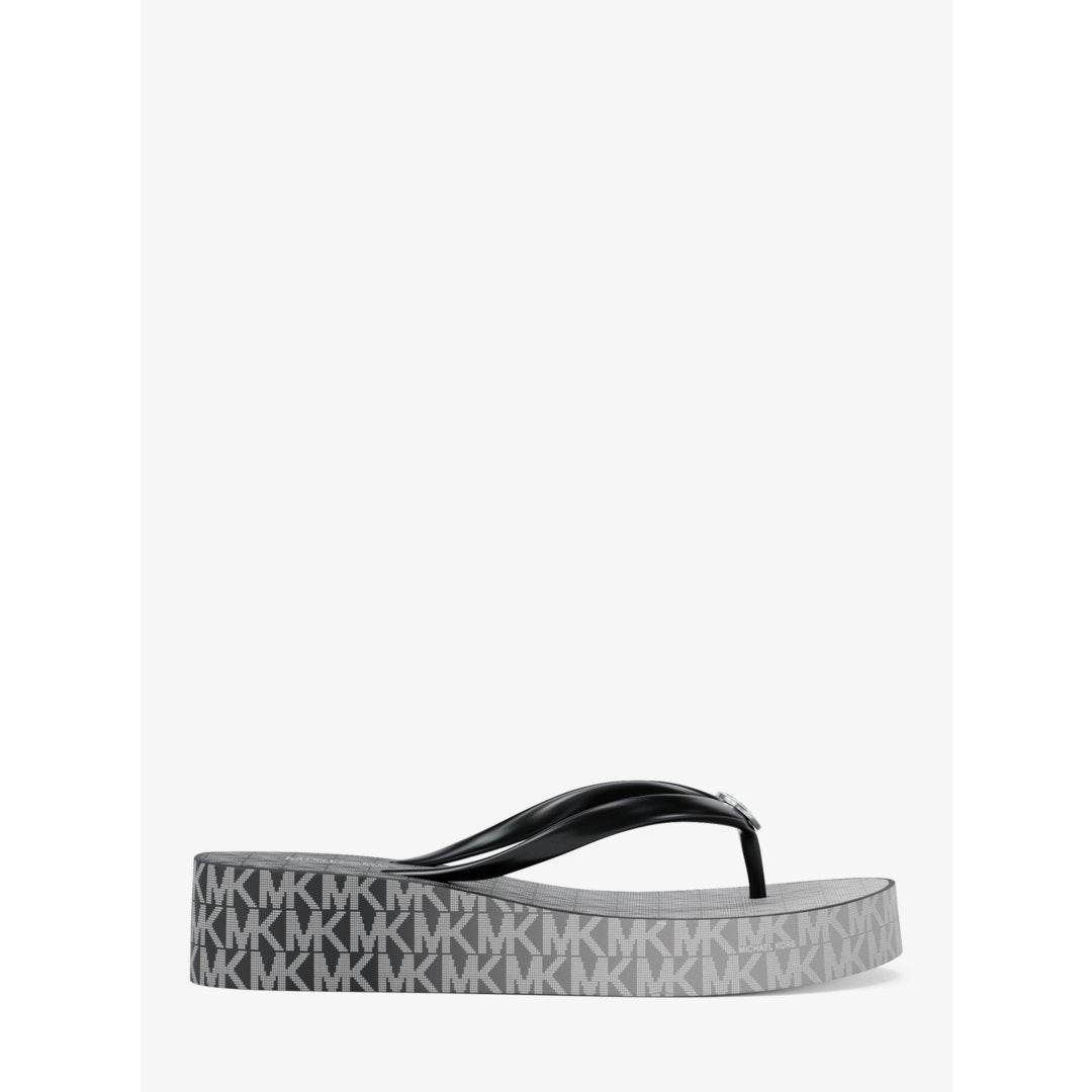 Michael Kors Bedford Ombr Signature Logo Flip Flops