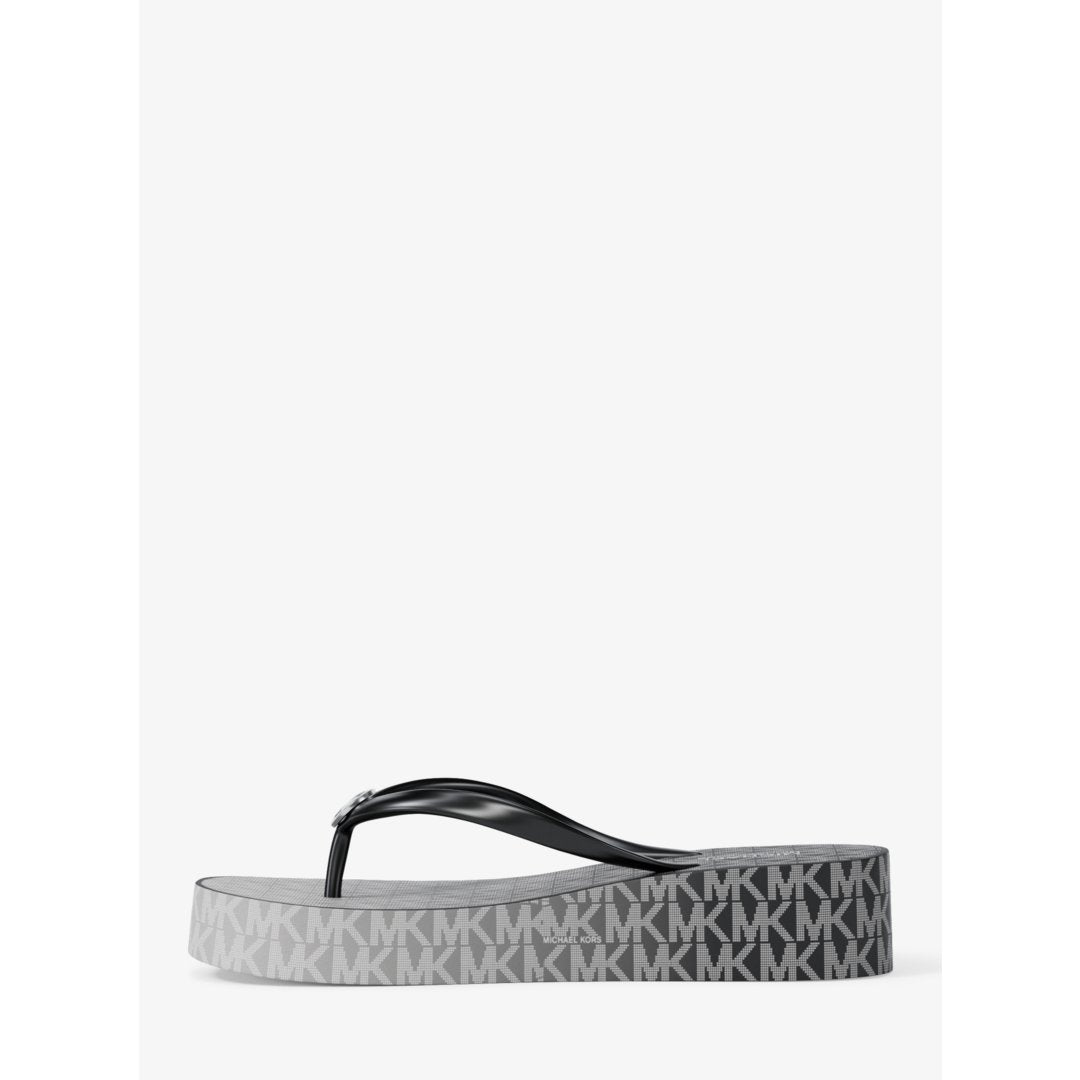 Michael Kors Bedford Ombr Signature Logo Flip Flops