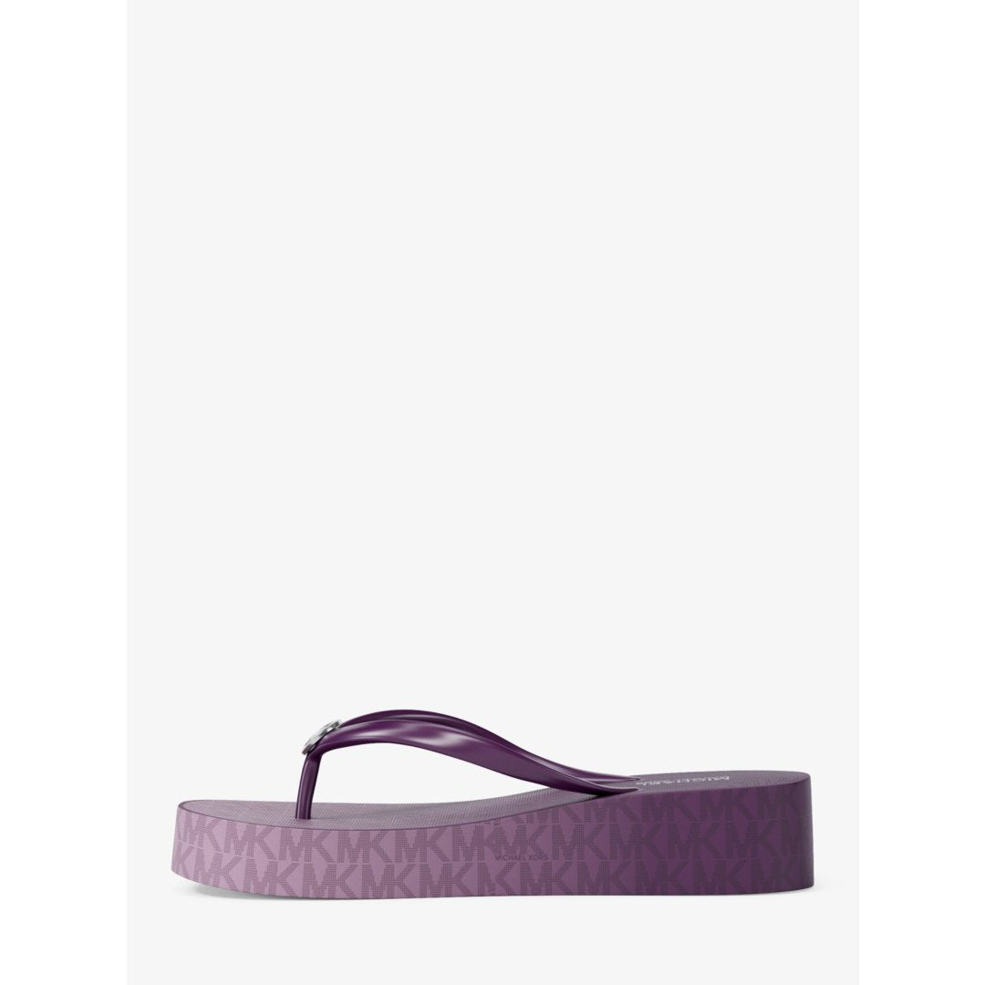 Michael Kors Bedford Ombr Signature Logo Flip Flops