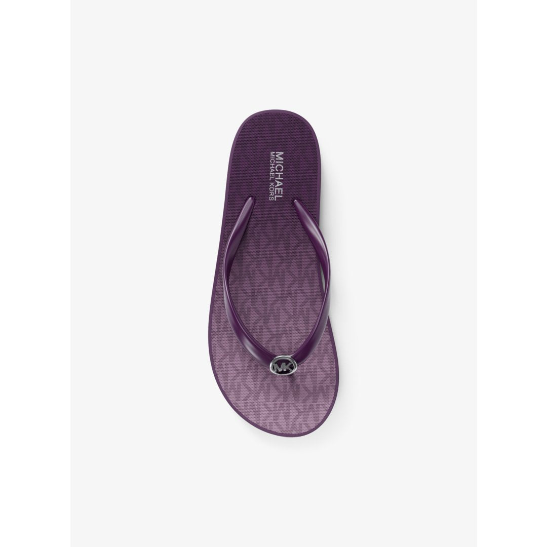 Michael Kors Bedford Ombr Signature Logo Flip Flops