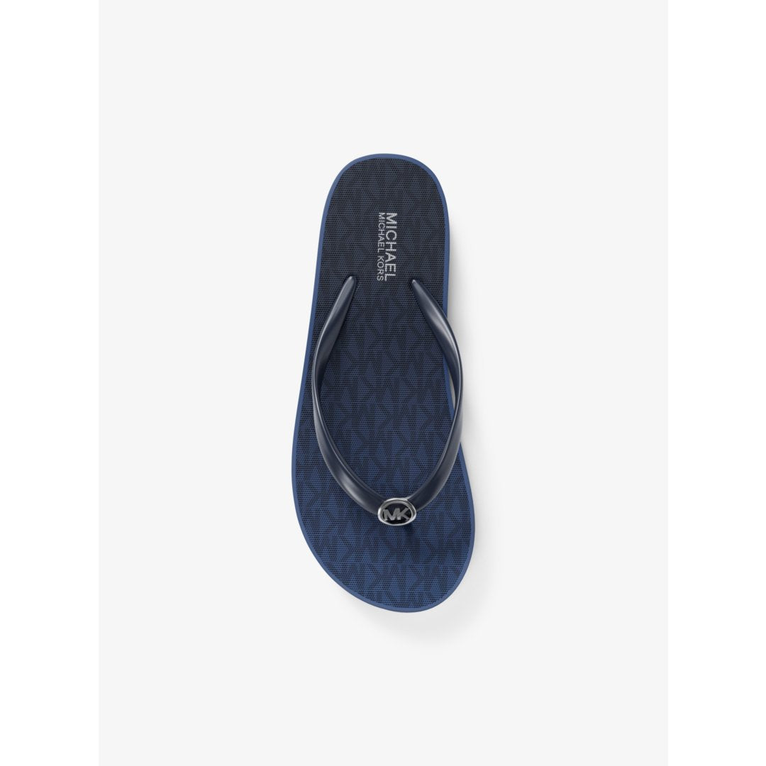 Michael Kors Bedford Ombr Signature Logo Flip Flops
