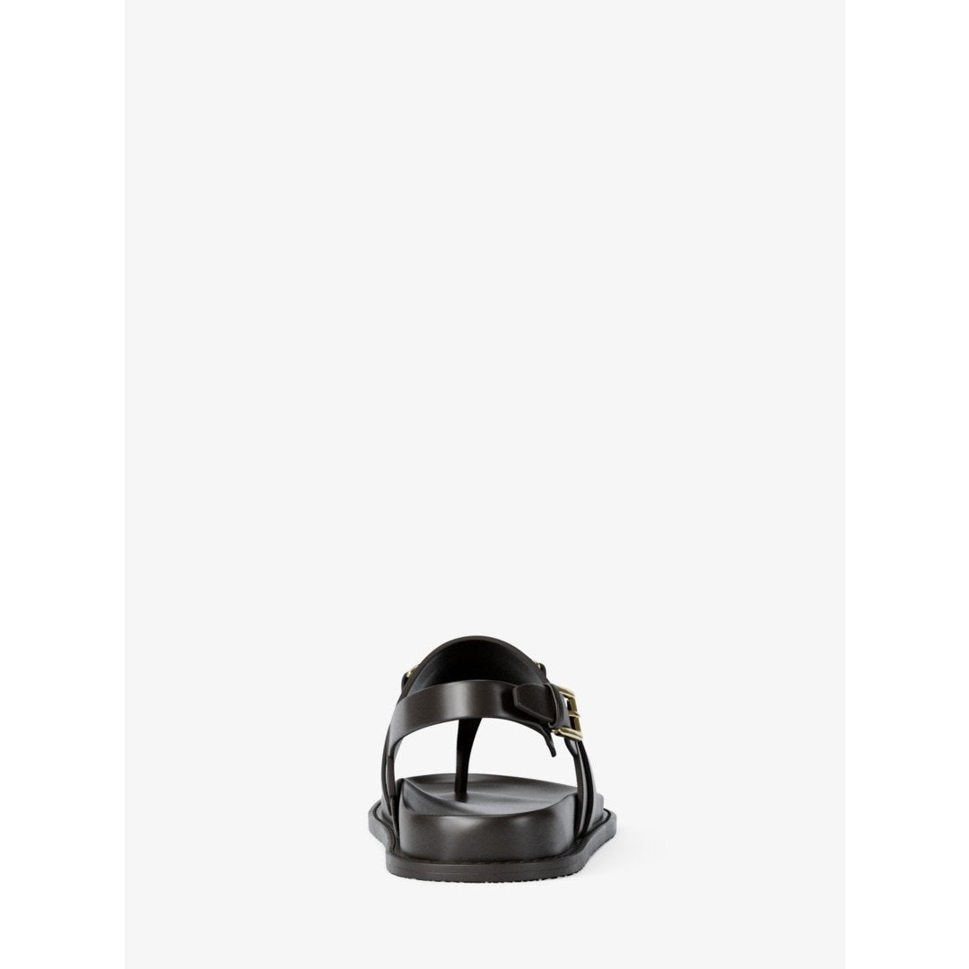 Michael Kors Carson Leather T-Strap Sandal