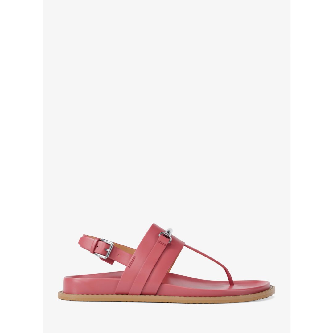 Michael Kors Carson Leather T-Strap Sandal