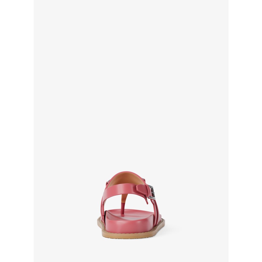 Michael Kors Carson Leather T-Strap Sandal