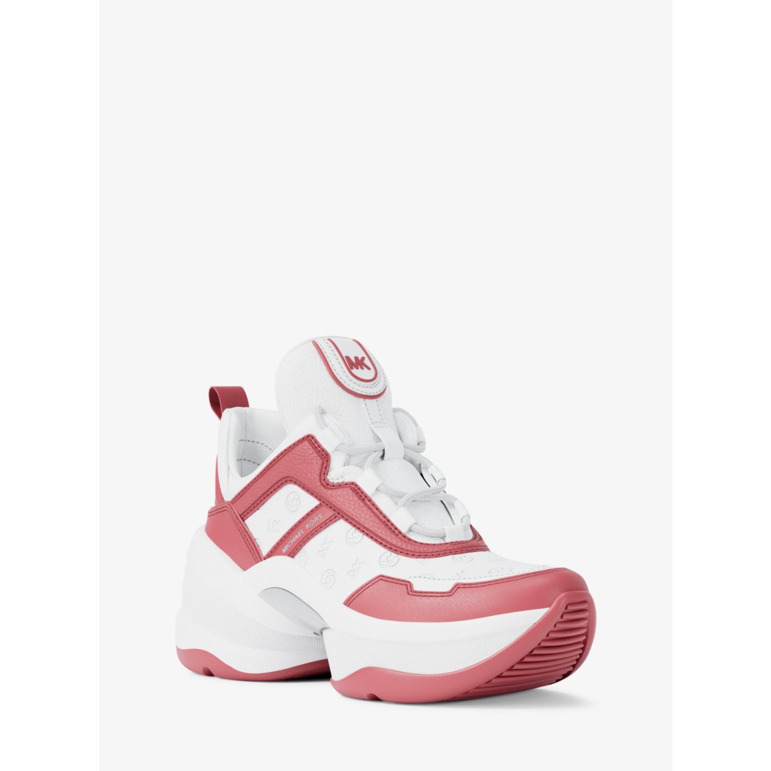 Michael Kors Olympia Logo Debossed Trainer
