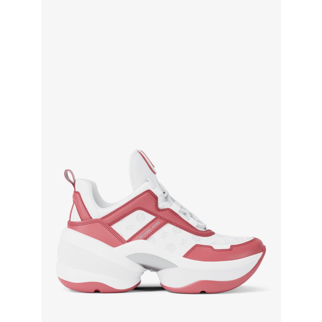 Michael Kors Olympia Logo Debossed Trainer