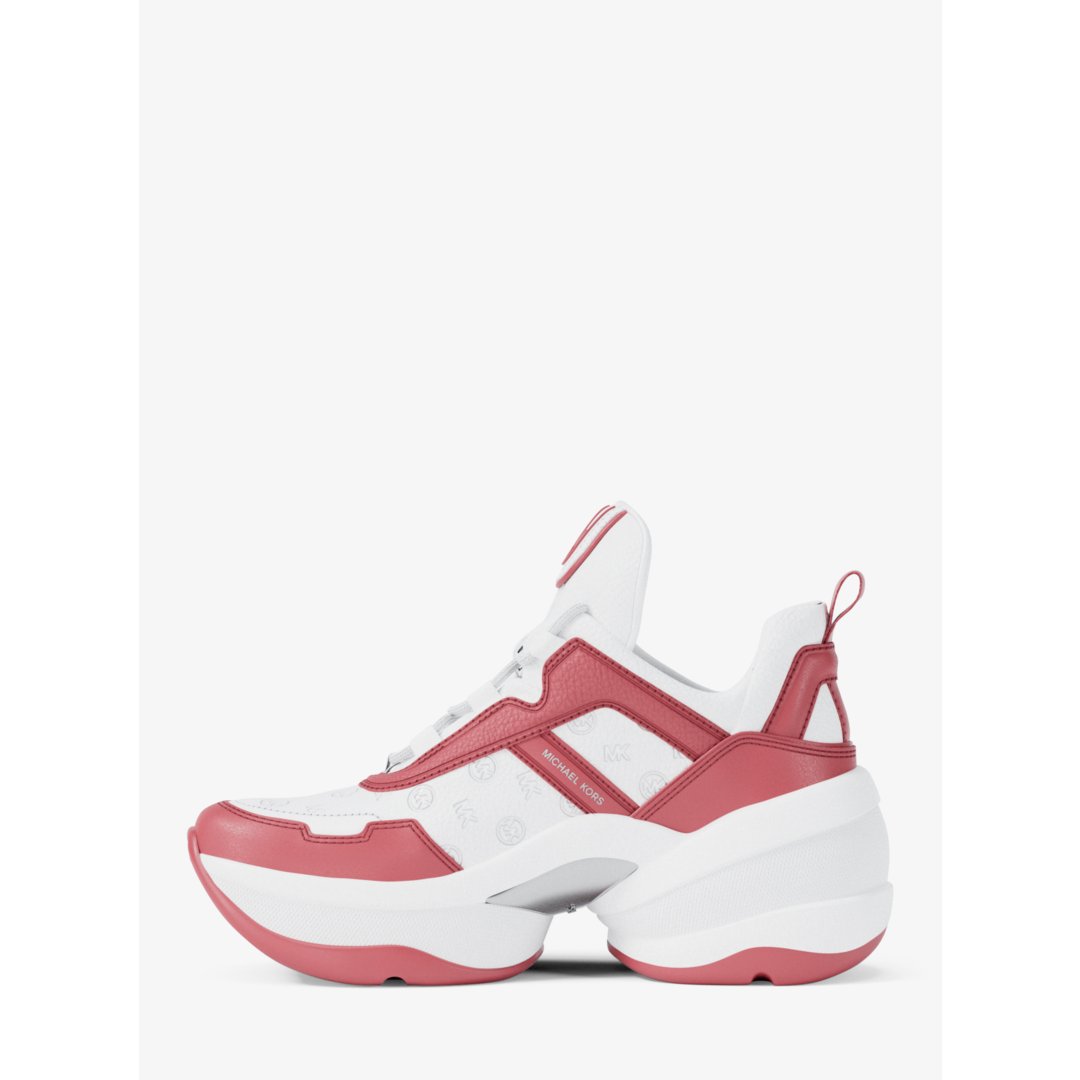 Michael Kors Olympia Logo Debossed Trainer
