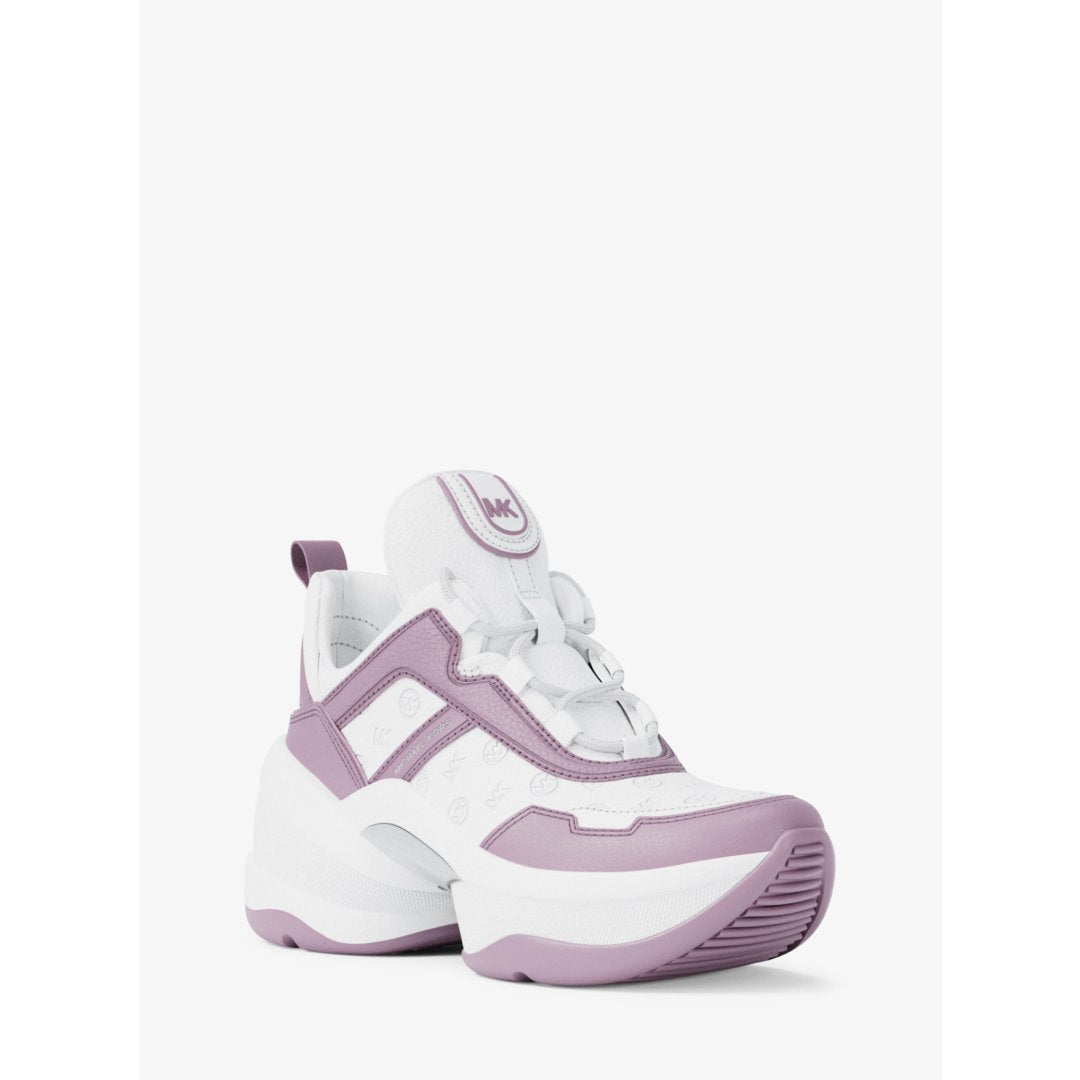 Michael Kors Olympia Logo Debossed Trainer