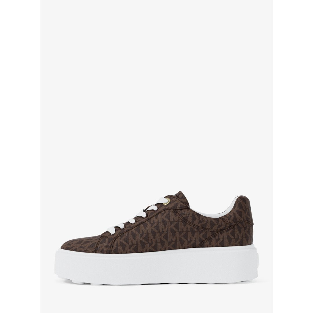 Michael Kors Romey Embellished Signature Logo Platform Sneaker
