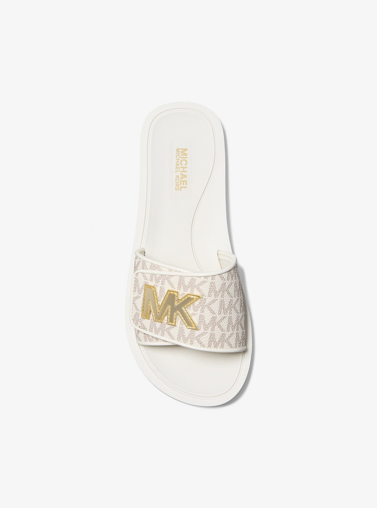 Palmer Signature Logo Slide Sandal Vanilla Vanilla