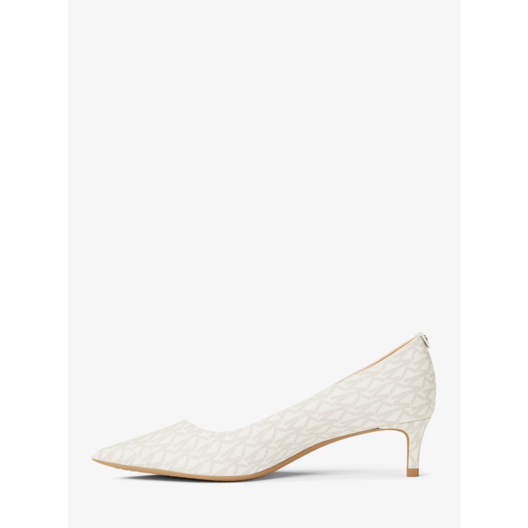 Michael Kors Alina Flex Signature Logo Kitten Heel Pump