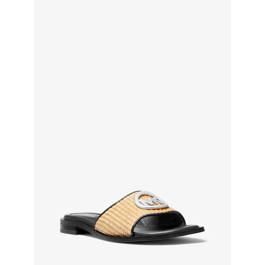 Michael Kors Hannah Straw Slide Sandal