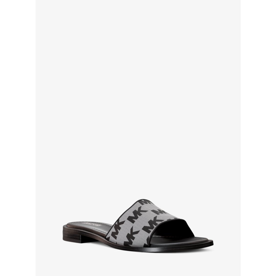 Michael Kors Hannah Logo Jacquard Slide Sandal