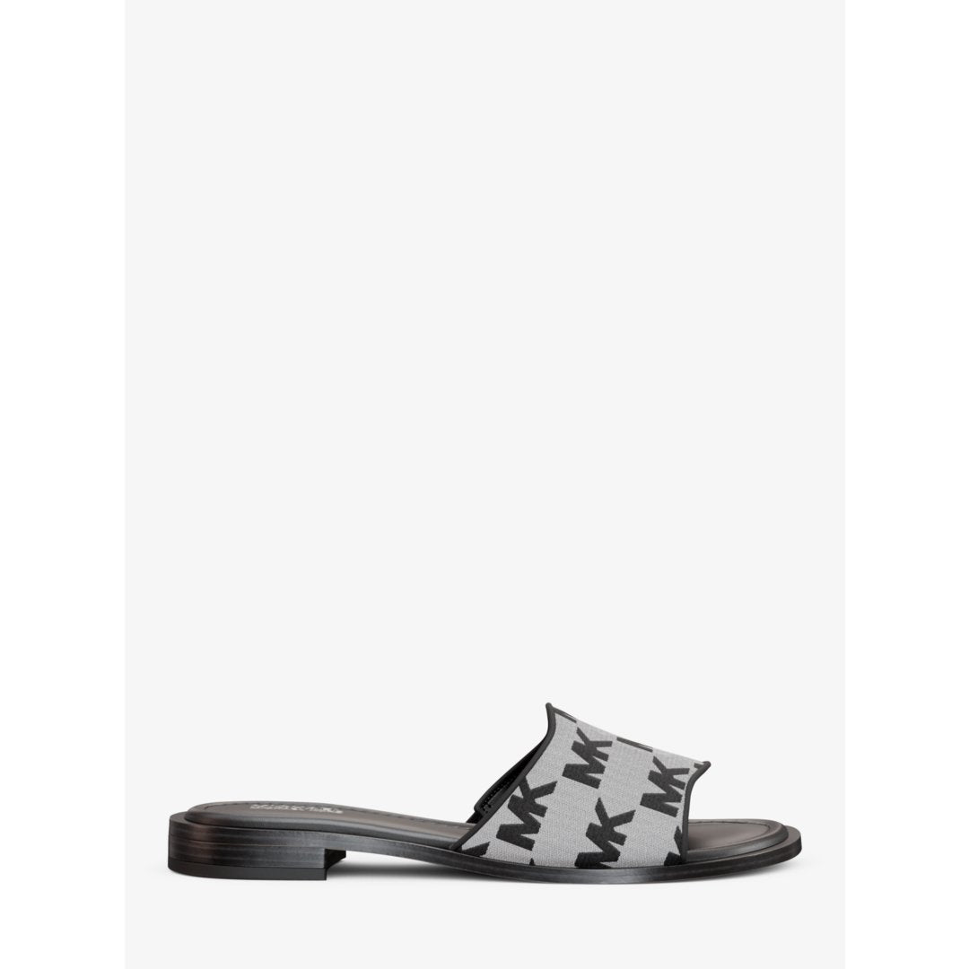 Michael Kors Hannah Logo Jacquard Slide Sandal