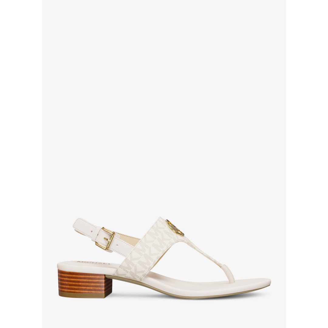 Michael Kors Hannah Signature Logo T-Strap Sandal