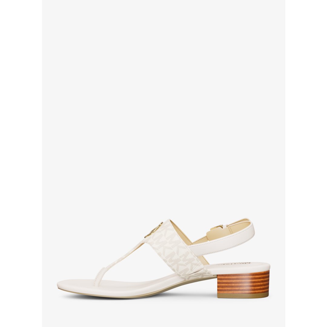 Michael Kors Hannah Signature Logo T-Strap Sandal