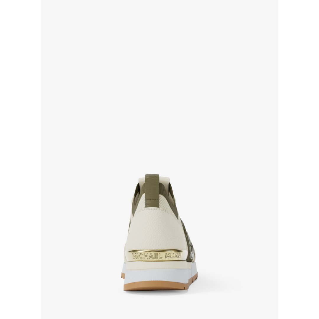 Michael Kors Jenkins Two-Tone Stretch Knit Trainer