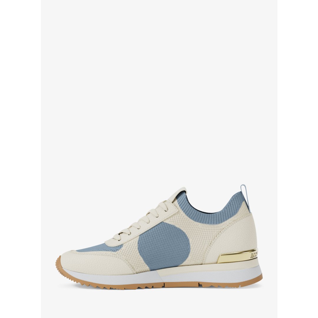 Michael Kors Jenkins Two-Tone Stretch Knit Trainer