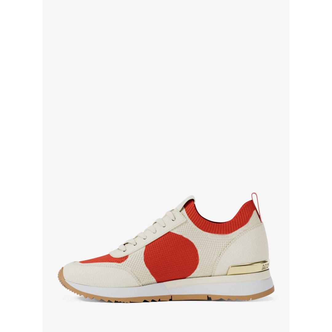 Michael Kors Jenkins Two-Tone Stretch Knit Trainer