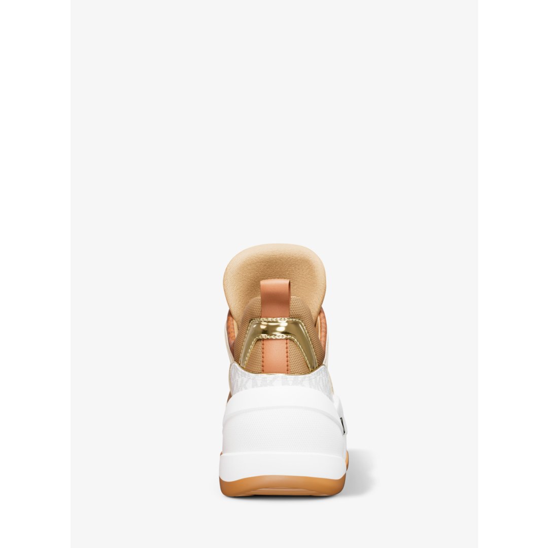 Michael Kors Olympia Mixed-Media Trainer