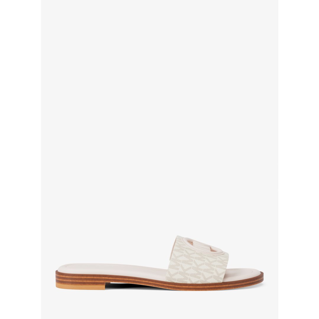 Michael Kors Carissa Signature Logo Slide Sandal