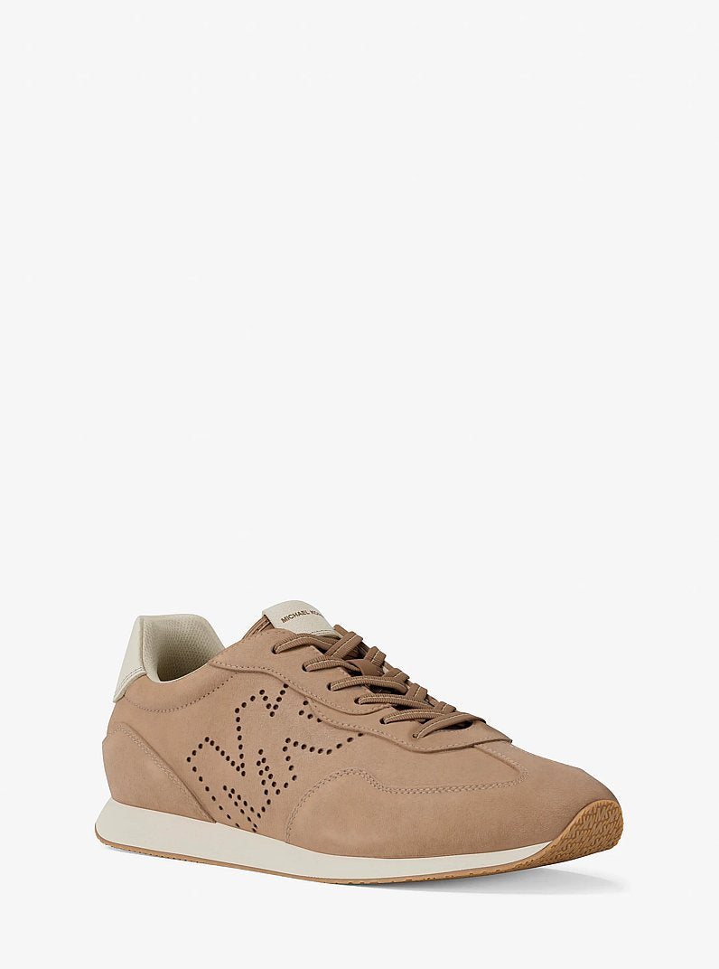 Michael Kors Essex Suede Trainer CAMEL