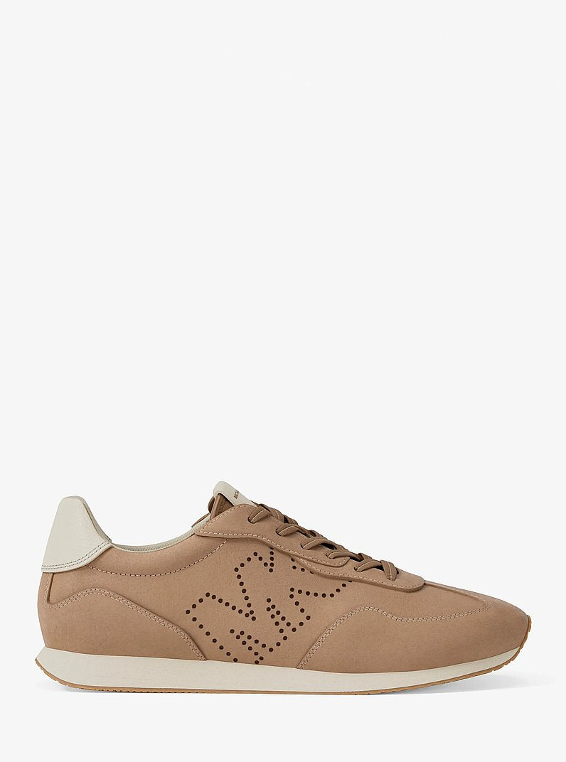 Michael Kors Essex Suede Trainer CAMEL