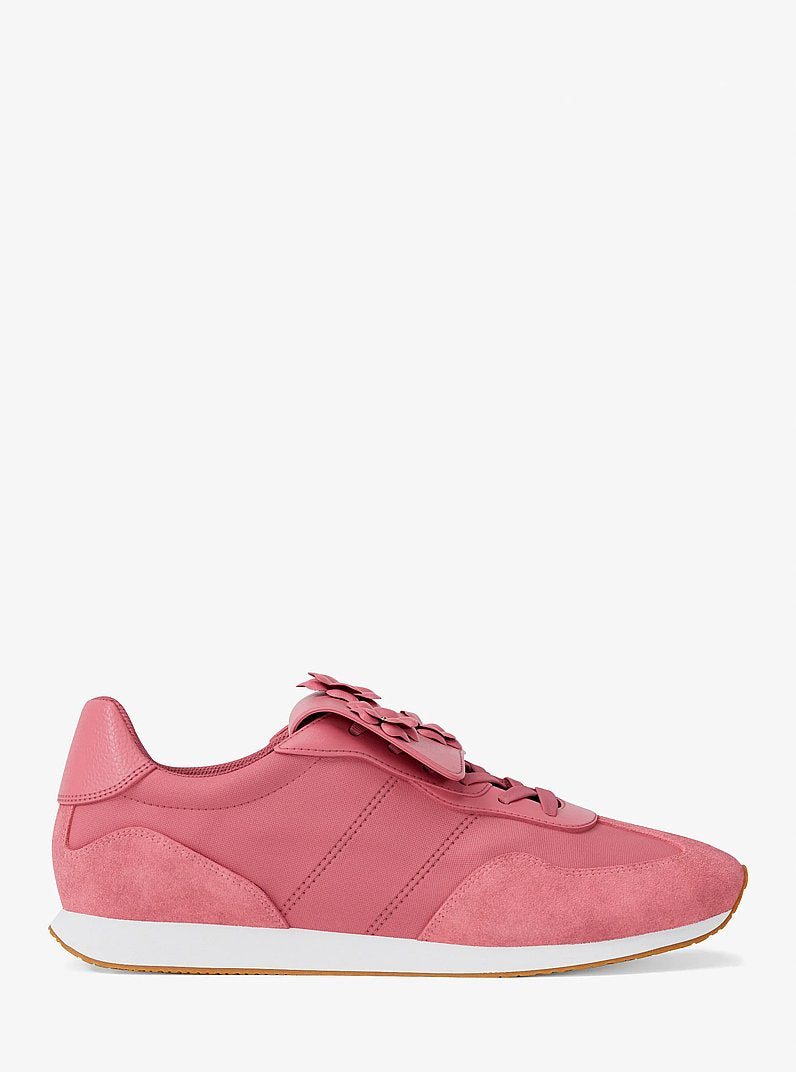 Michael Kors Essex Embellished Nylon Trainer