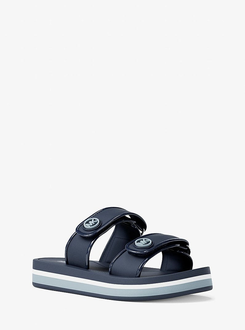 Michael Kors Foster Scuba Slide Sandal NAVY