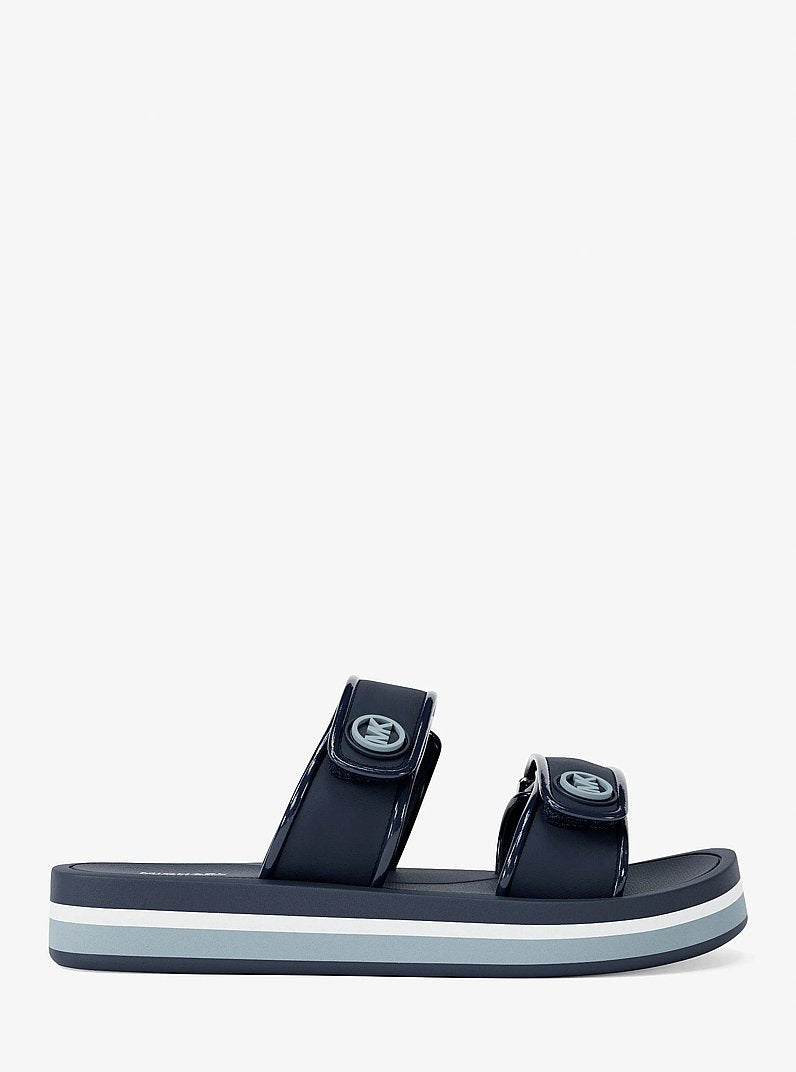 Michael Kors Foster Scuba Slide Sandal NAVY