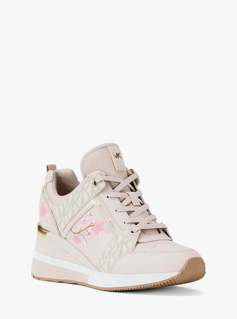 Michael Kors Georgie Signature Logo Trainer