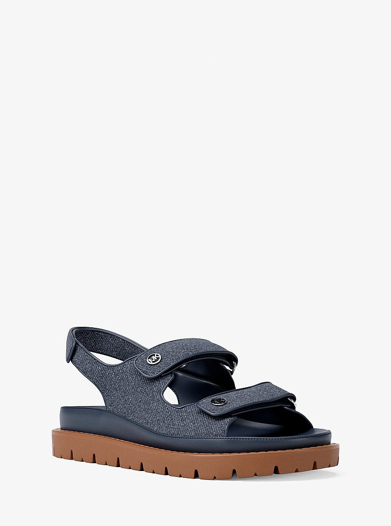 Michael Kors Holland Denim Sandal DK VT BLUWSH