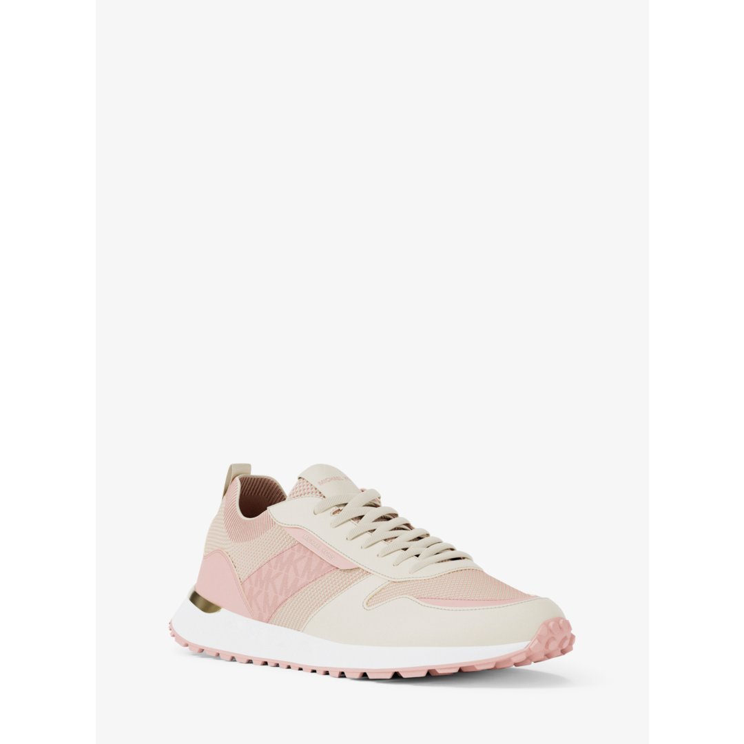 Michael Kors Jesse Mixed-Media Trainer