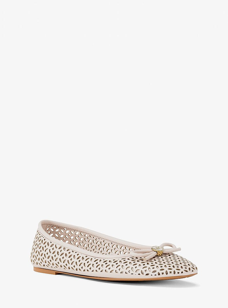Michael Kors Savannah Perforated Ballet Flat