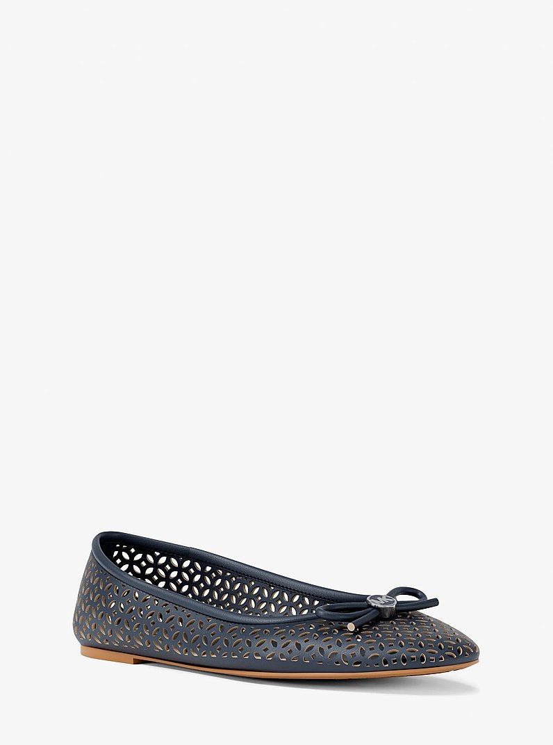 Michael Kors Savannah Perforated Ballet Flat