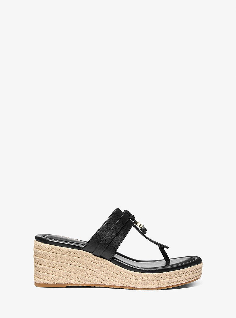 Michael Kors Zoe Wedge Sandal BLACK