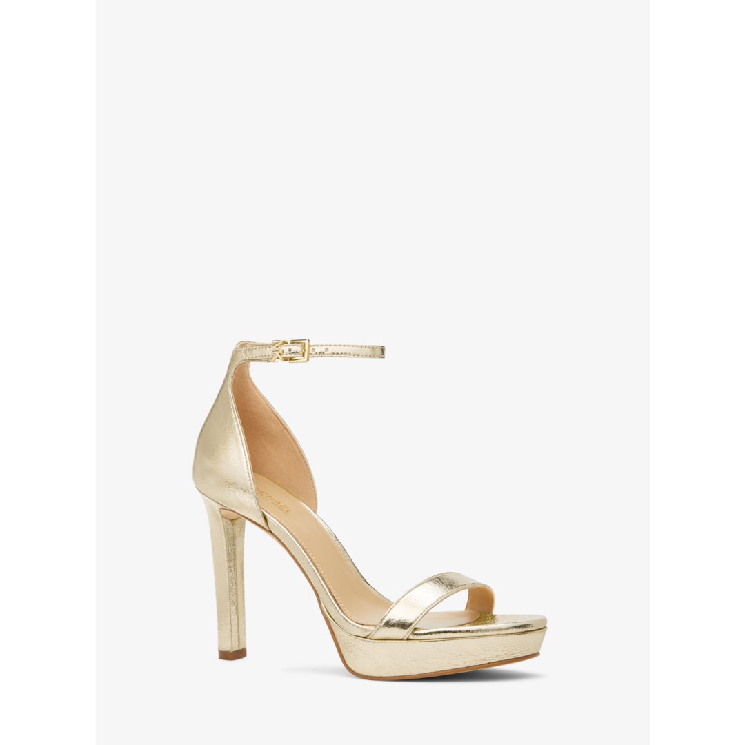 Michael Kors Margot Metallic Platform Sandal