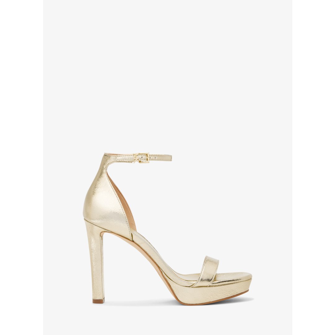 Michael Kors Margot Metallic Platform Sandal