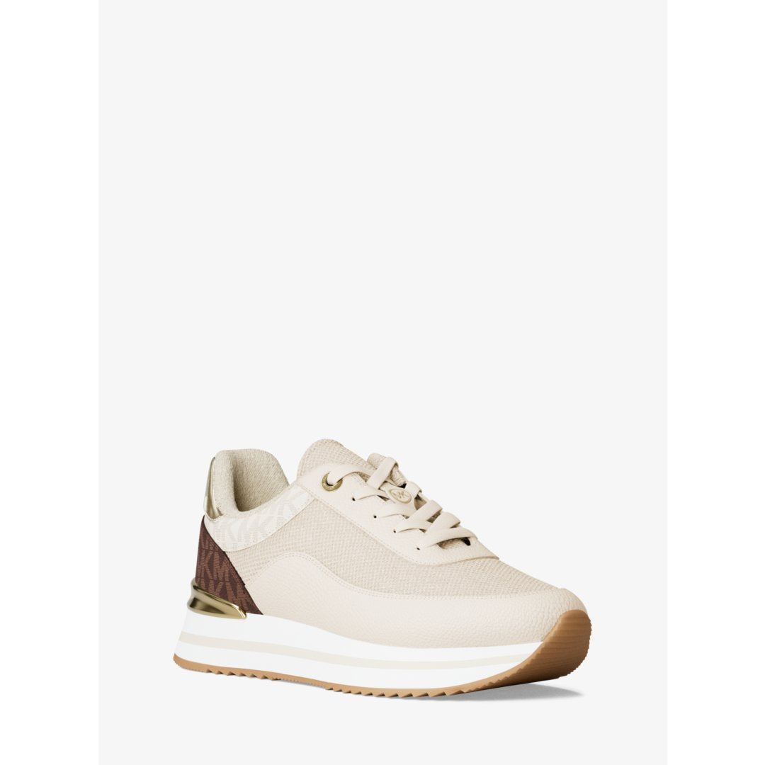 Michael Kors Hattie Mixed-Media Trainer