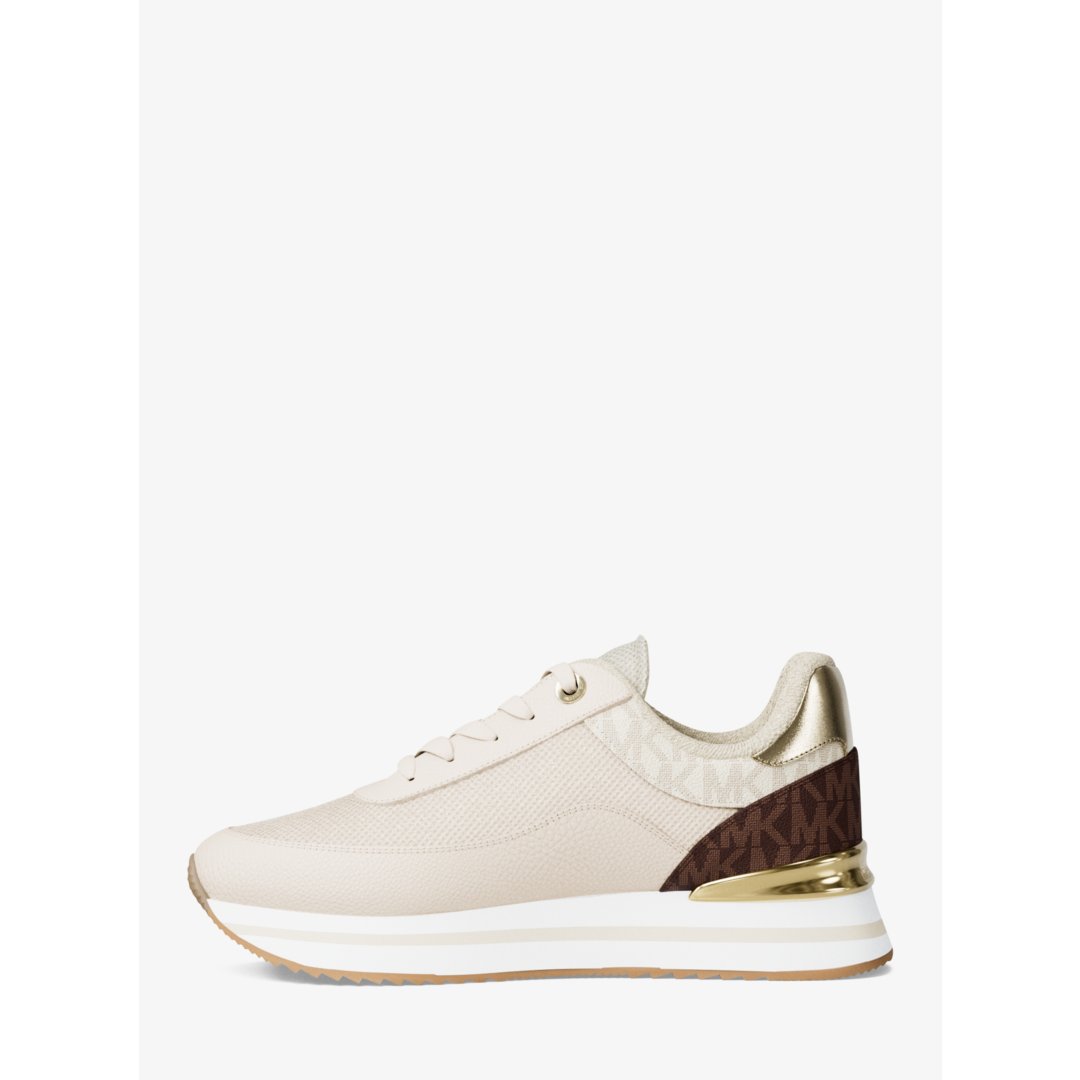 Michael Kors Hattie Mixed-Media Trainer