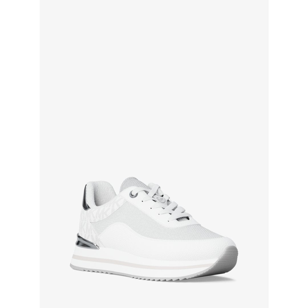 Michael Kors Hattie Mixed-Media Trainer