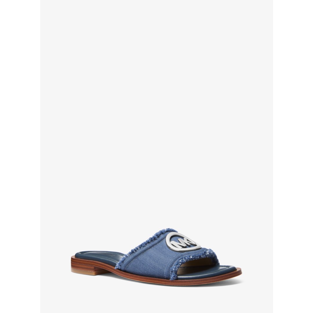 Michael Kors Hannah Denim Slide Sandal