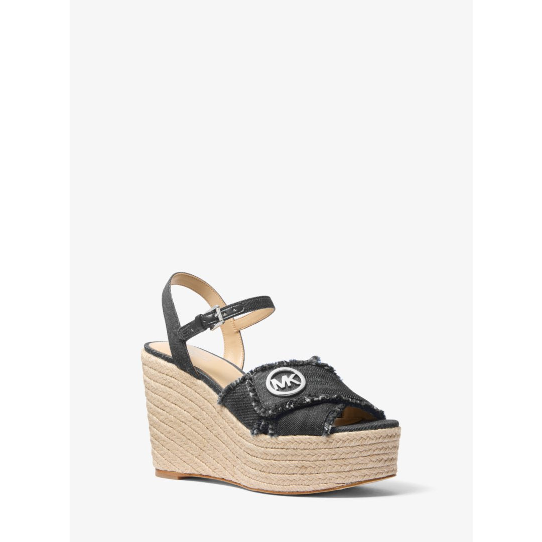 Michael Kors Hannah Denim Wedge Sandal