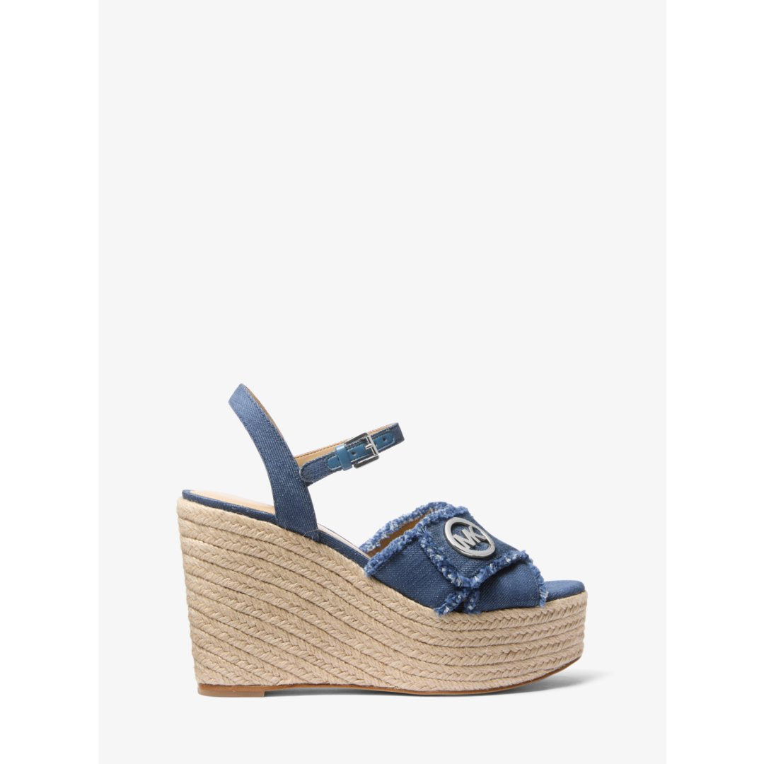 Michael Kors Hannah Denim Wedge Sandal