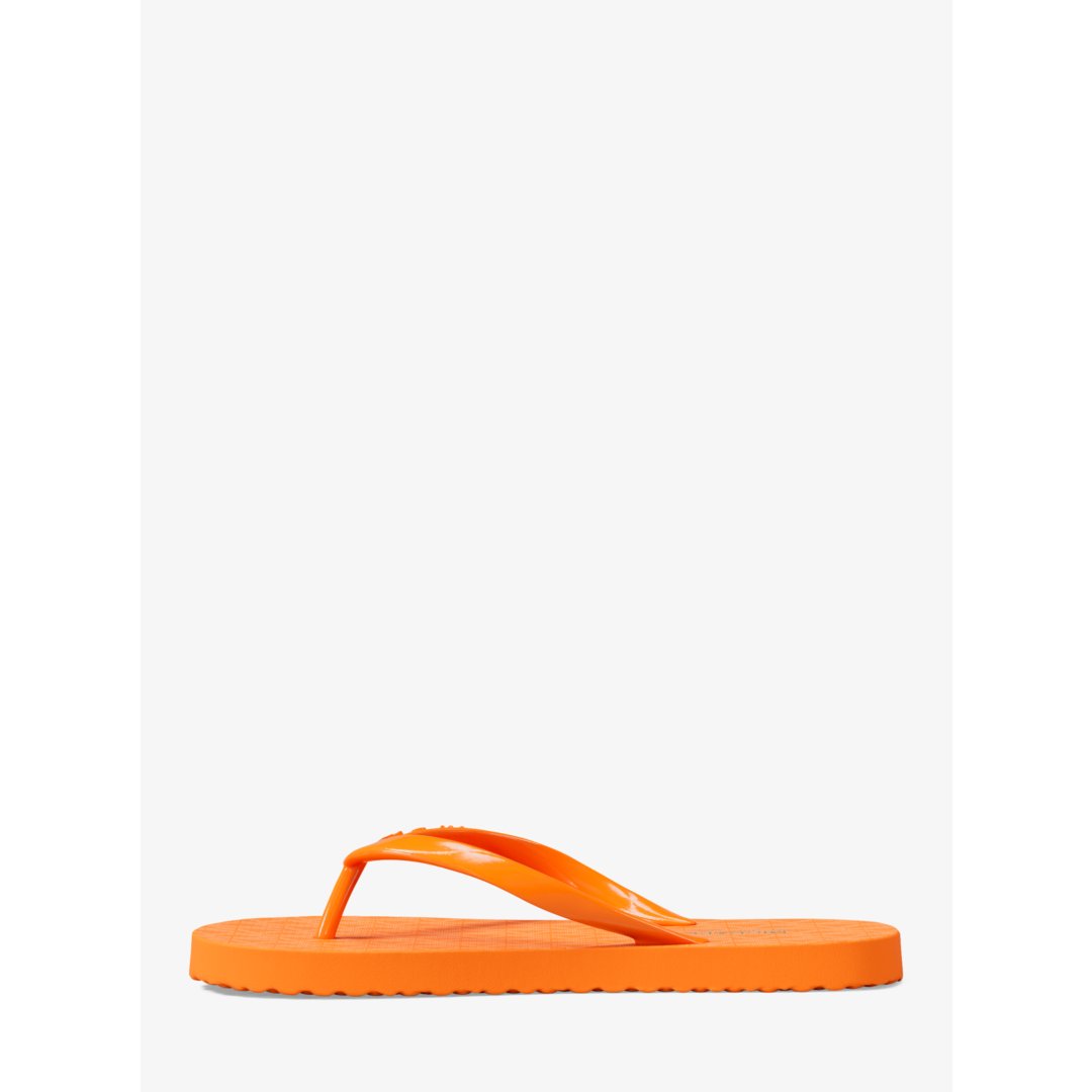 Michael Kors Signature Logo Flip Flops