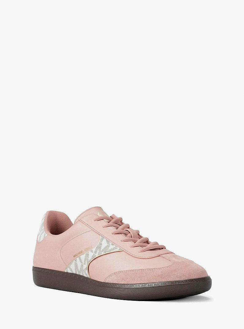 Michael Kors Sammy Mixed-Media Sneaker POWDER BLUSH
