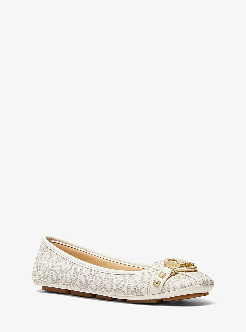 Michael Kors Fulton Studded Logo Moccasin VANILLA