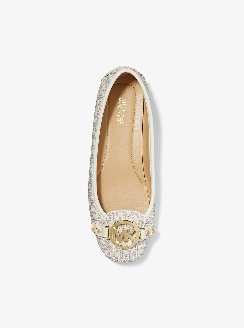 Michael Kors Fulton Studded Logo Moccasin VANILLA