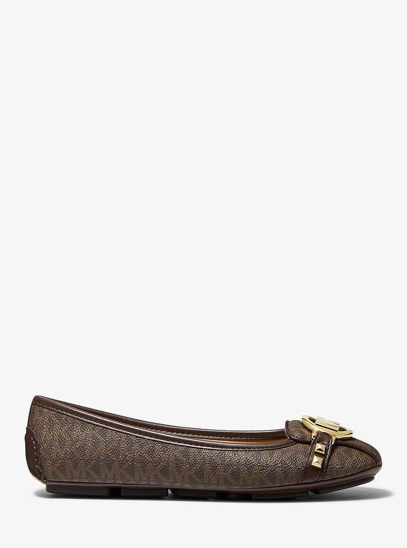 Michael Kors Fulton Studded Logo Moccasin BROWN