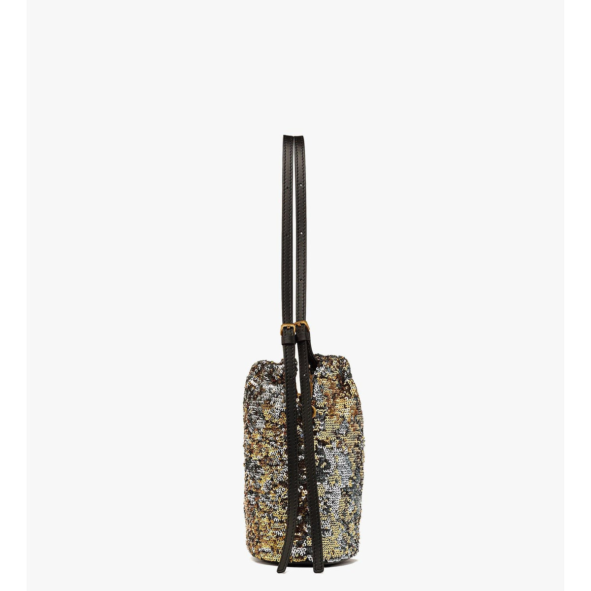 MCM Himmel Sequin Drawstring Bag